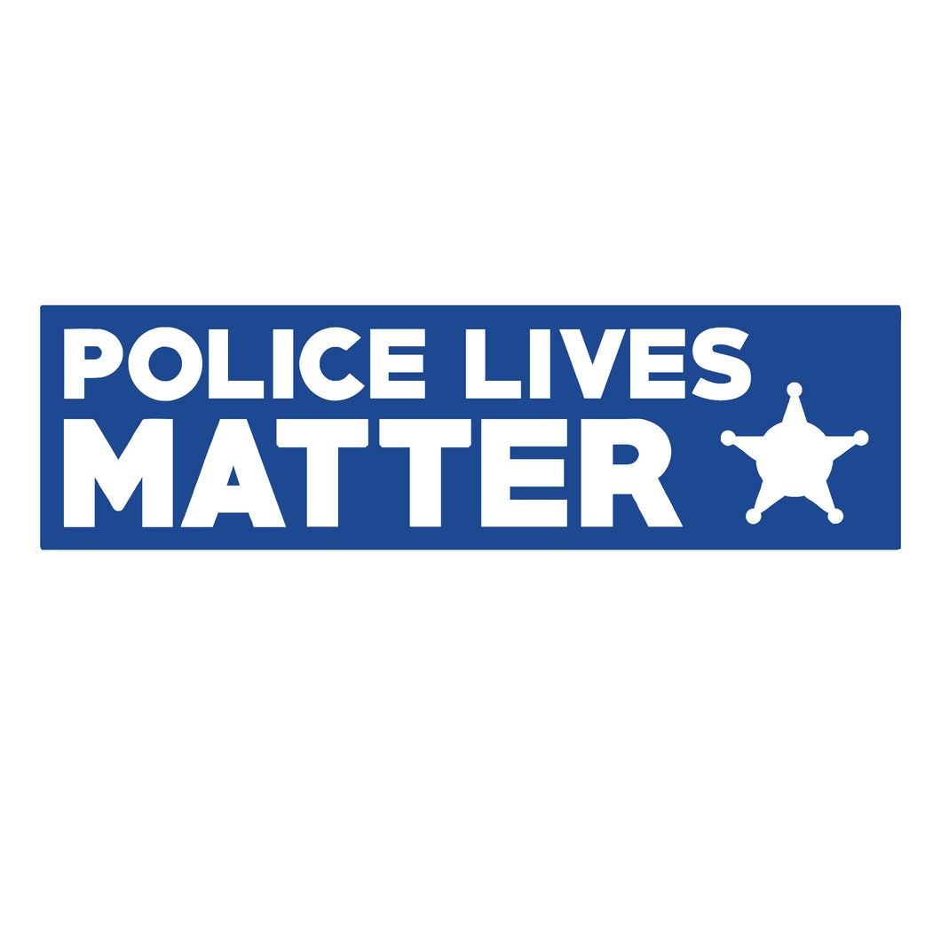Police Lives Matter Die Cut Decal